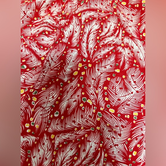 Size medium Jack Threads Hawaiian like shirt.Red, details are actually feathers. - Picture 3 of 4